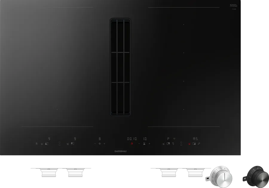 Gaggenau CV482105 Serie 400 Flex indukciona ploča sa integrisanim aspiratorom za kuvanje 80 cm