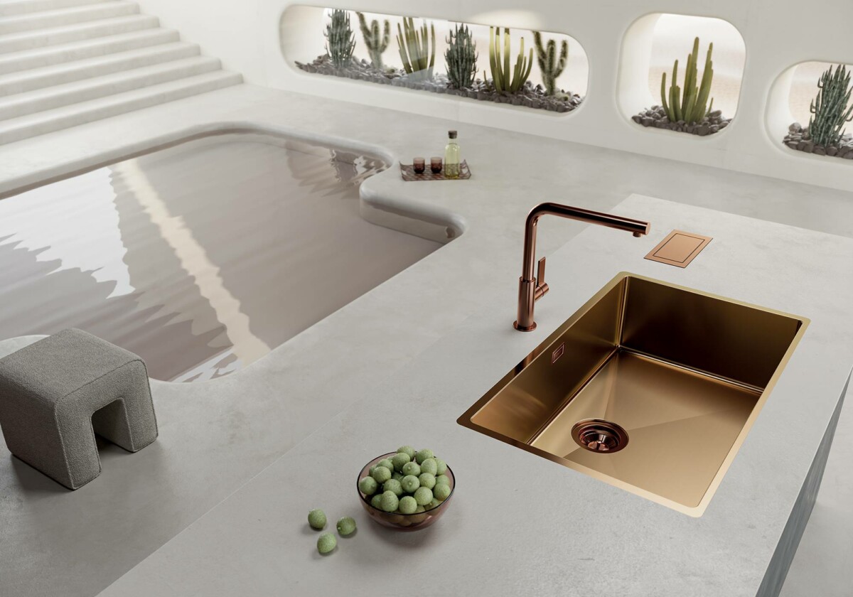 Foster Quadra R12 brandy 1715 055 nadgradna sudopera 54x44cm - Slika 2