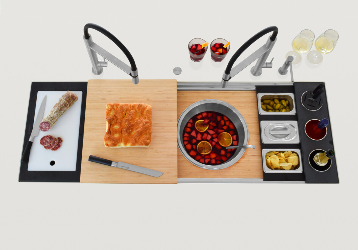 Foster Happy Hour inox 1050 850 podgradna sudopera 144.7x50.2cm - Slika 3