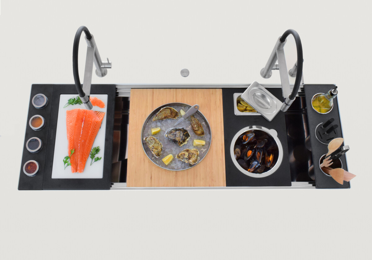 Foster Happy Hour inox 1050 850 podgradna sudopera 144.7x50.2cm - Slika 2