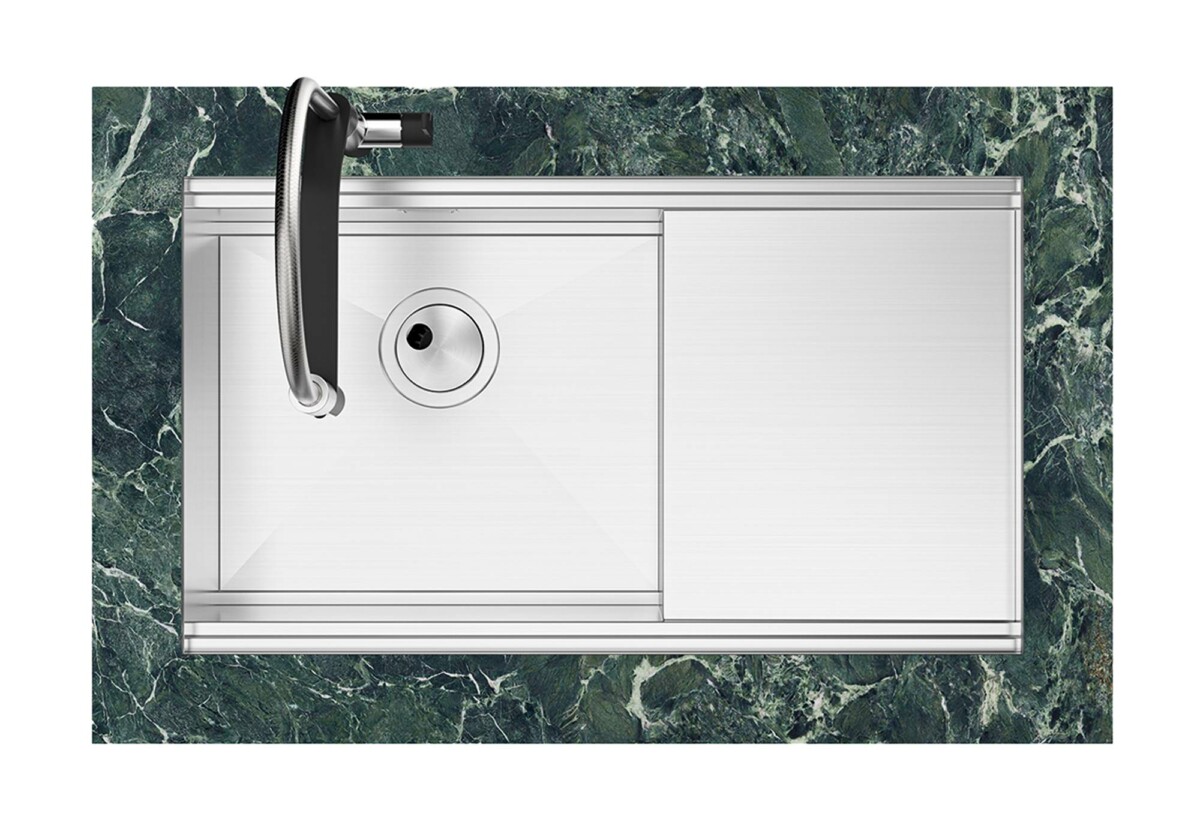 Foster Milanello Workstation bakar 1034 858 podgradna sudopera 75x37.4 cm - Slika 6