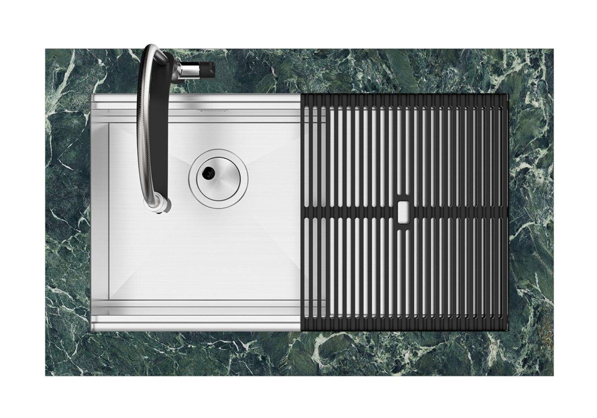 Foster Milanello Workstation bakar 1034 858 podgradna sudopera 75x37.4 cm - Slika 7