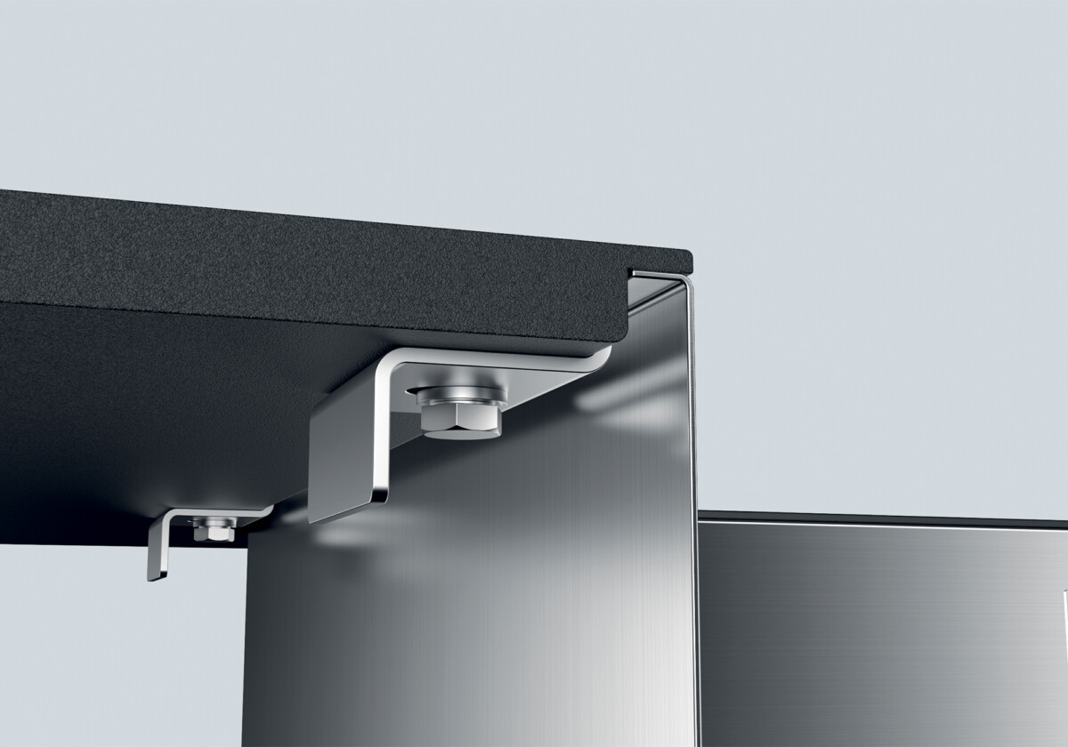 Foster Phantom gun metal 4371 056 podgradna sudopera 72,6x41,6 cm - Slika 5