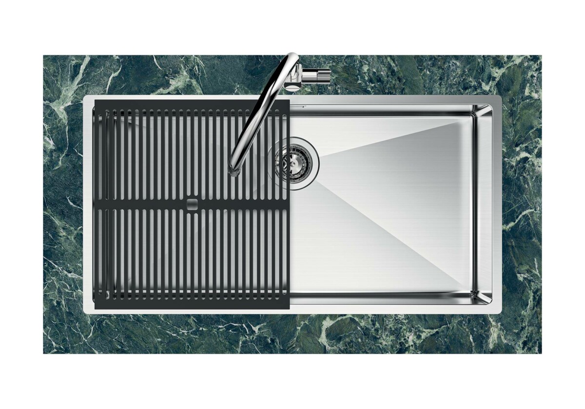 Foster Quadra R12 inox 1717 050 nadgradna sudopera 75x44cm - Slika 2