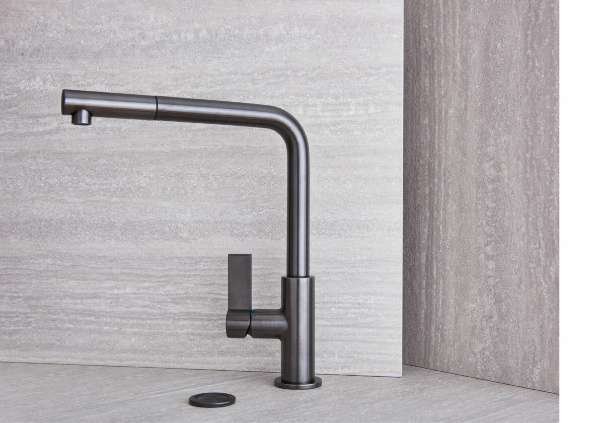 Foster Vela gun metal 8498 126 slavina sa tušem - Slika 3