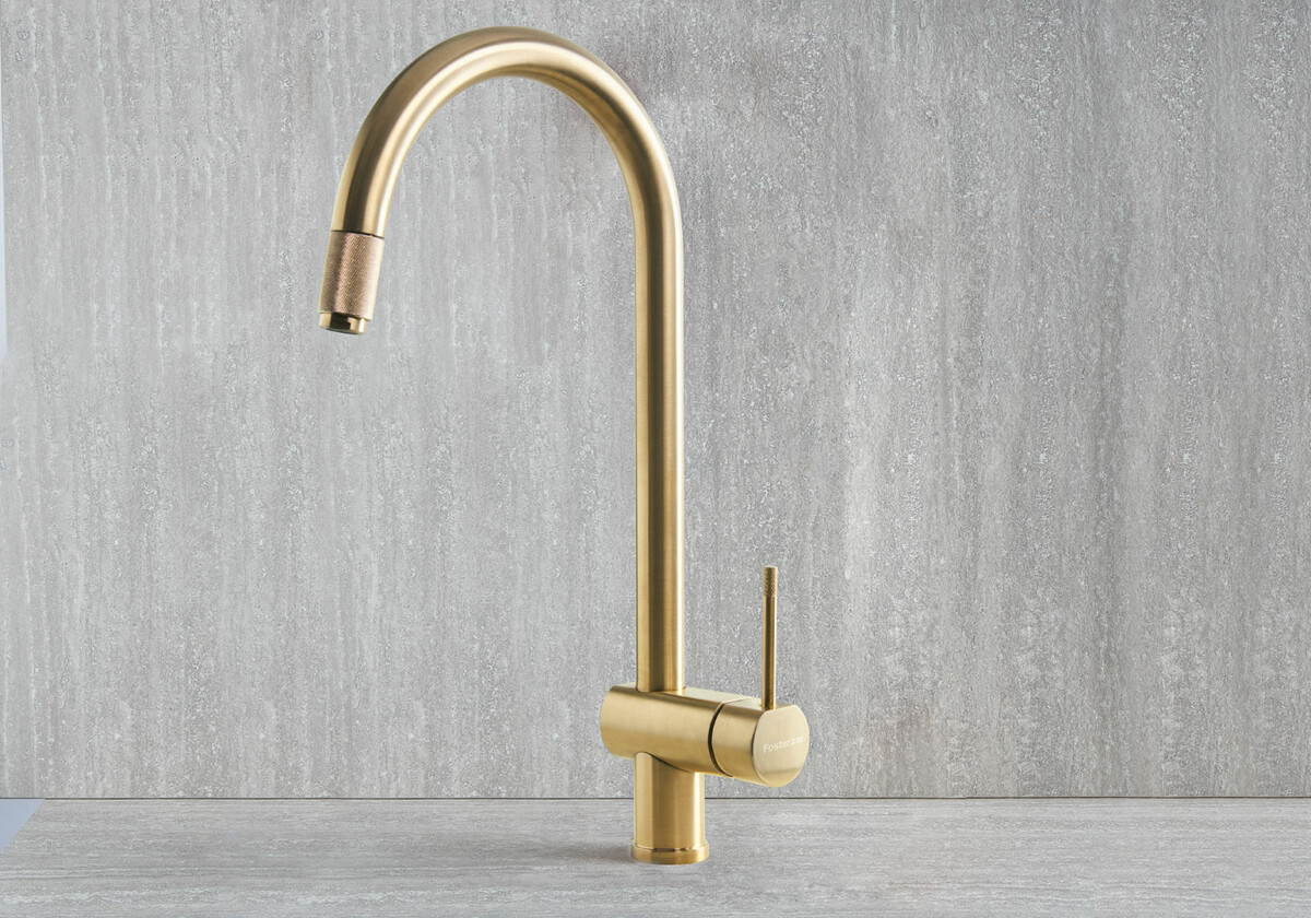 Foster Volta zlatna 8491 109 slavin sa tušem - Slika 2