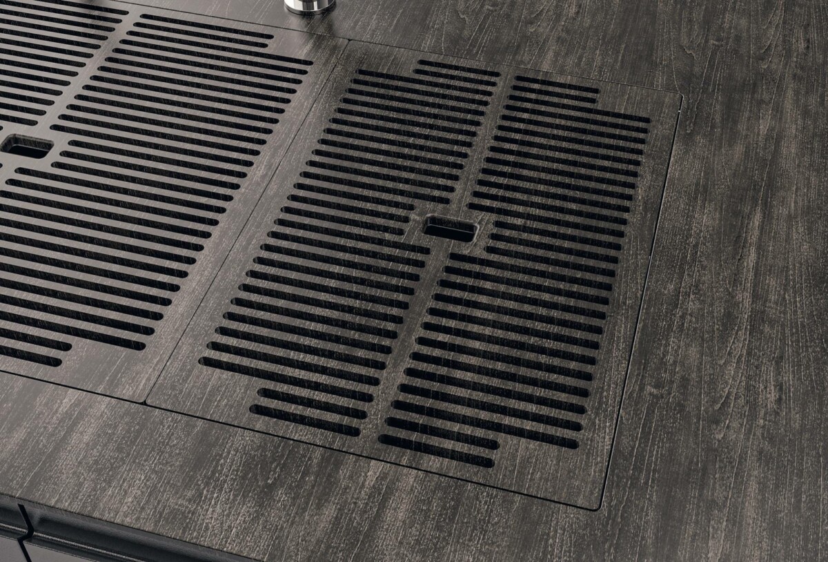 Foster Quadra EVO gun metal 1254 856 podgradna sudopera 47x47cm - Slika 8