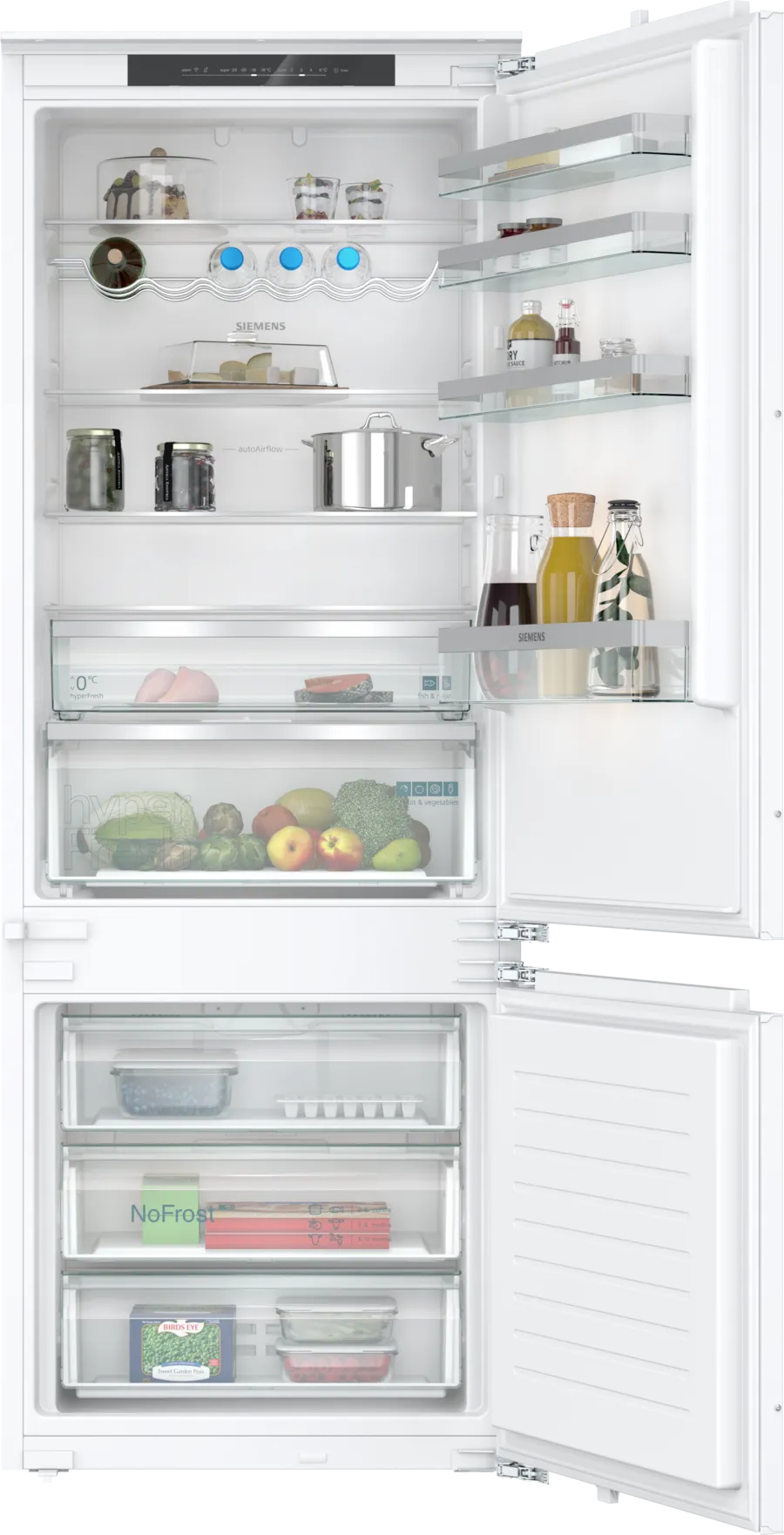 Siemens KB96NVFE0 iQ300 ugradni kombinovani frižider